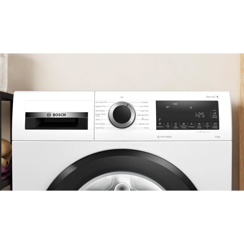 Bosch WGG24400GB 9kg 1400 Spin Washing Machine - White - Image 2