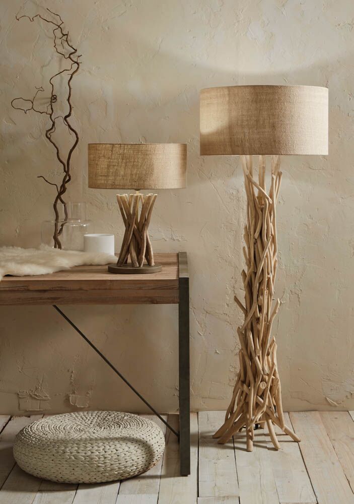 Pacific Derna Driftwood and Natural Jute Table Lamp 30-075-C - Image 2