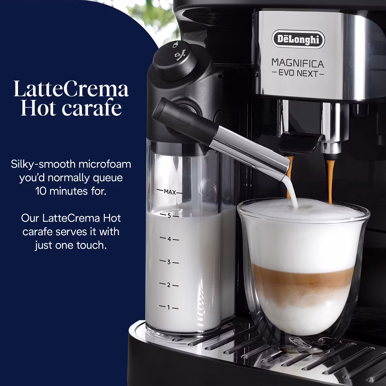 Delonghi ECAM310.60.B Magnifica Evo Next Bean to Cup Coffee Machine – BLACK - Image 8