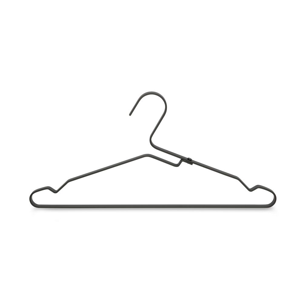 Brabantia Aluminium Clothes Hanger Set Of 4 Black