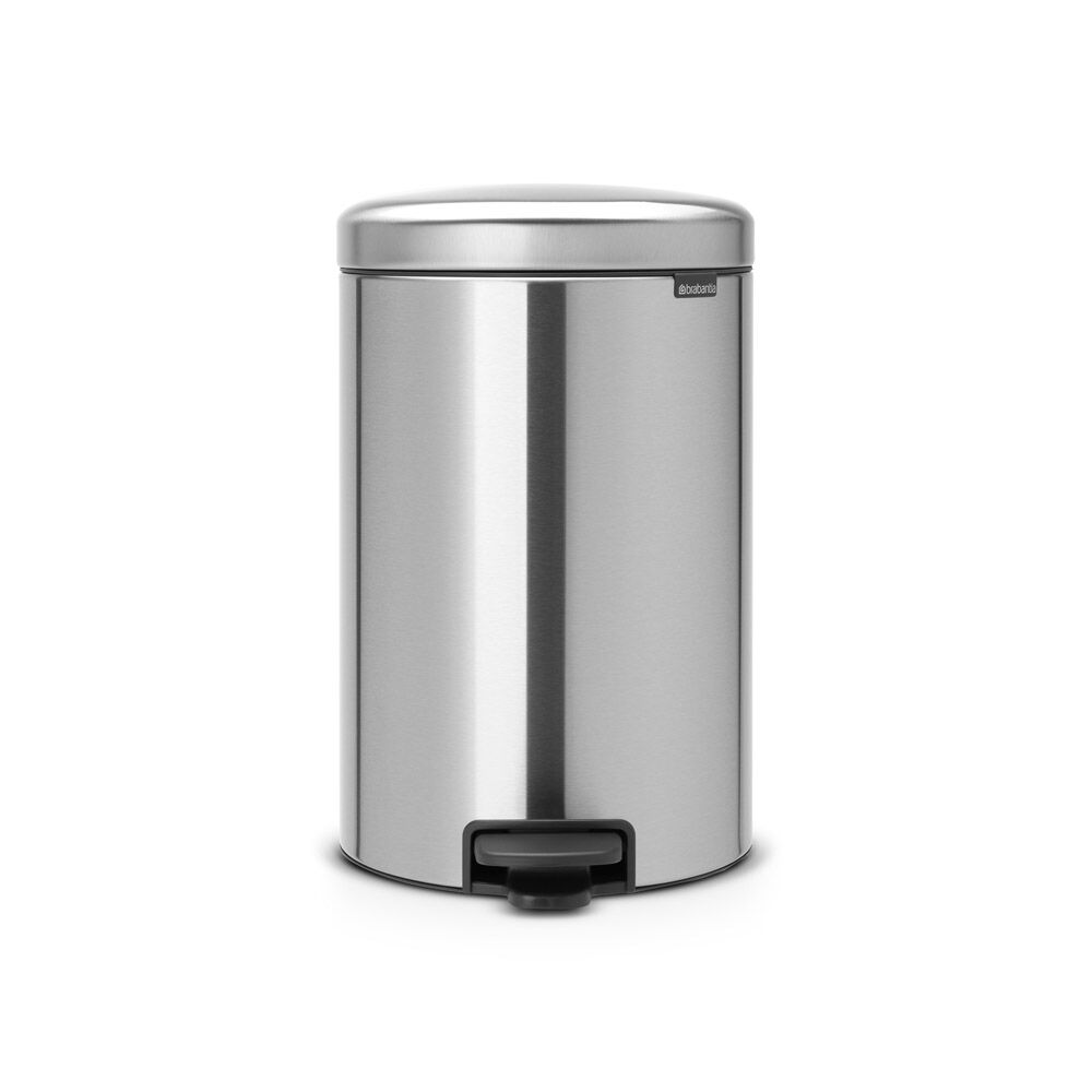 Brabantia NewIcon Pedal Bin 20L Matt Steel