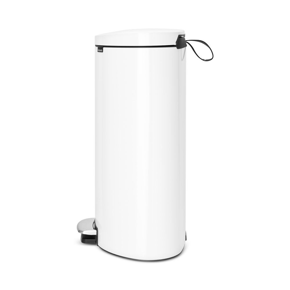 Brabantia FlatBack Pedal Bin 40L White - Image 2