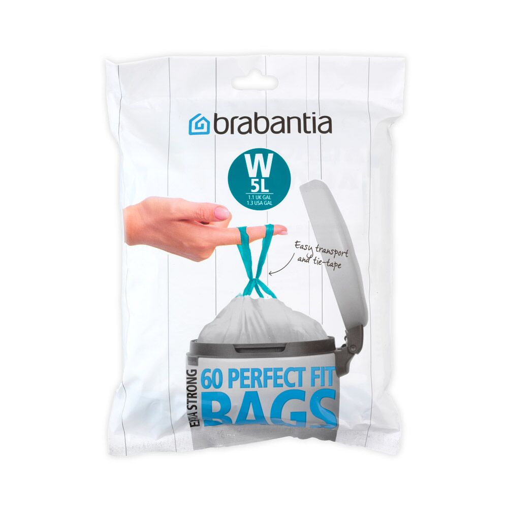 Brabantia 60 PerfectFit Bin Liners (W) 5L