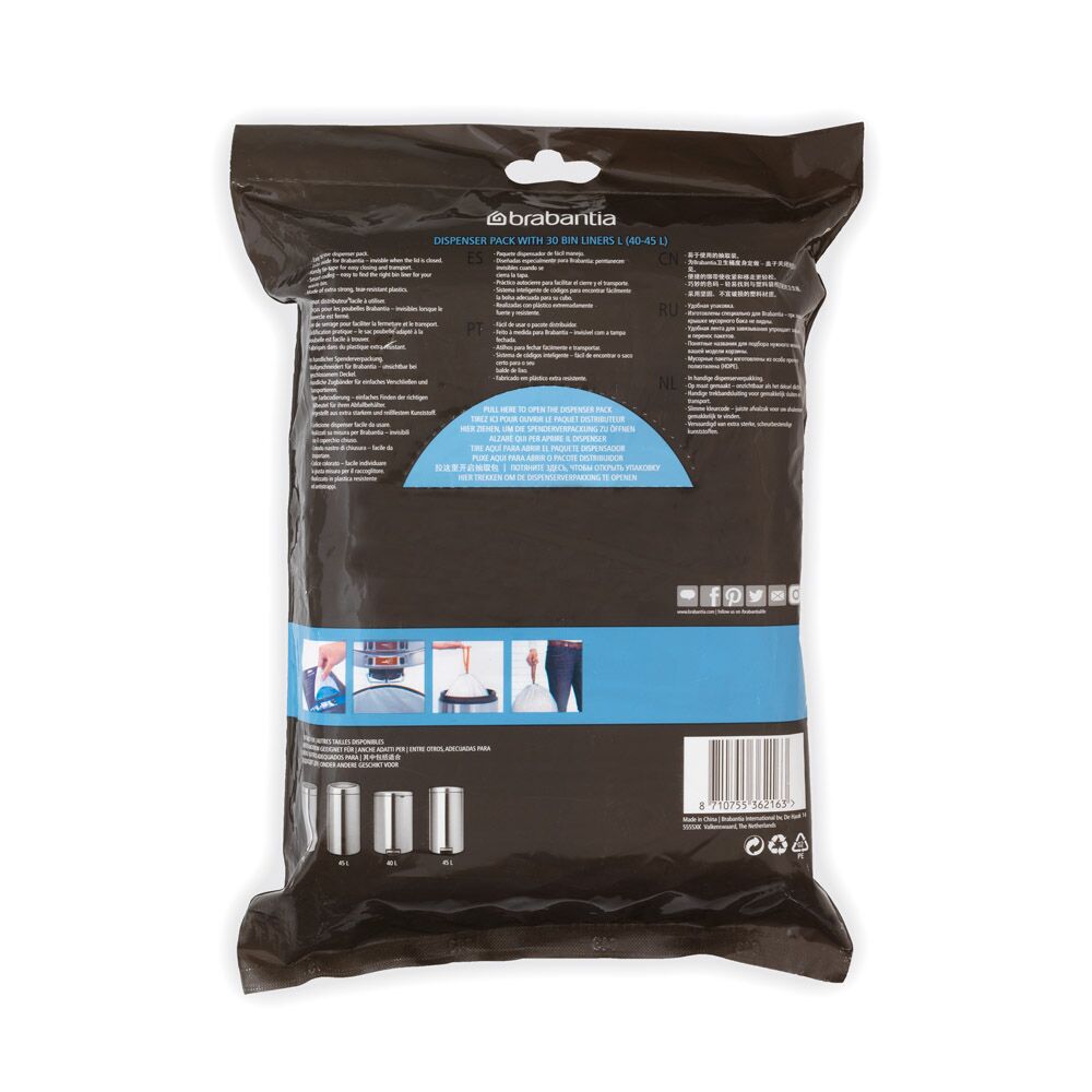 Brabantia 30 PerfectFit Bin Liners (L) 40-45L - Image 2