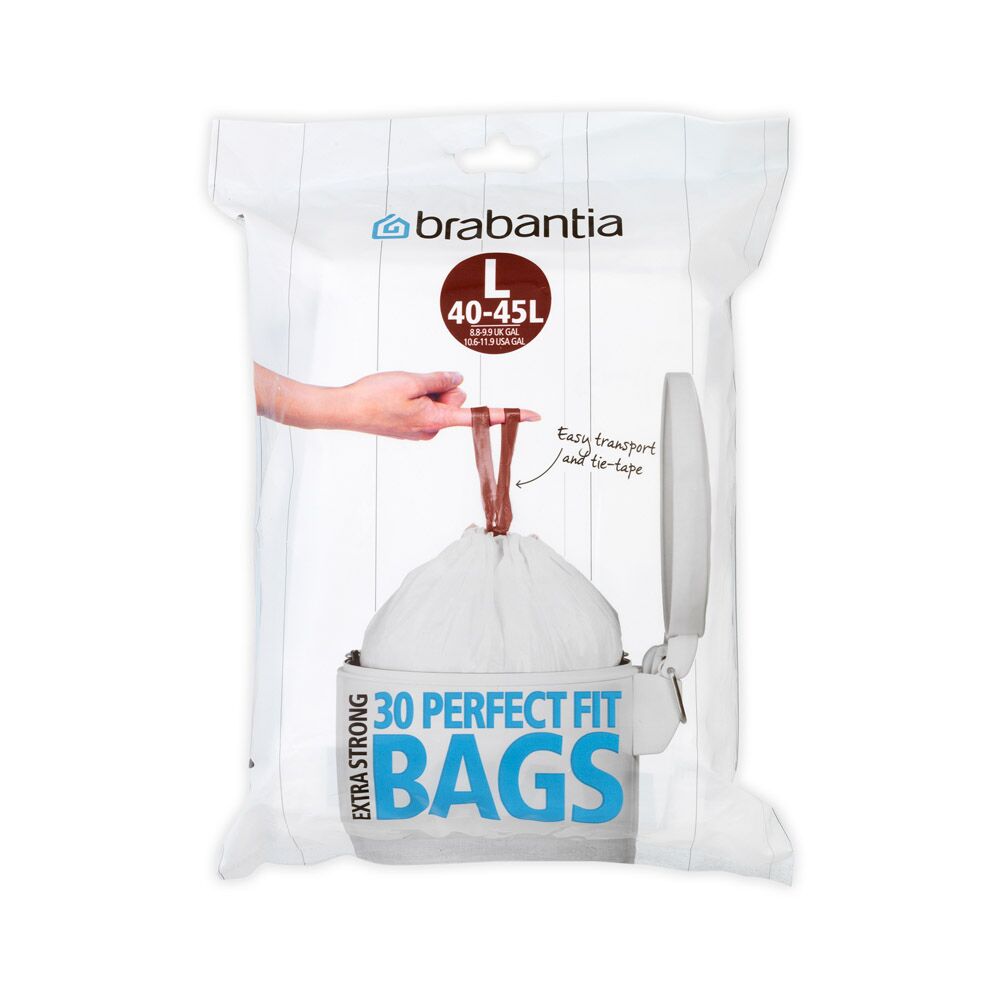 Brabantia 30 PerfectFit Bin Liners (L) 40-45L