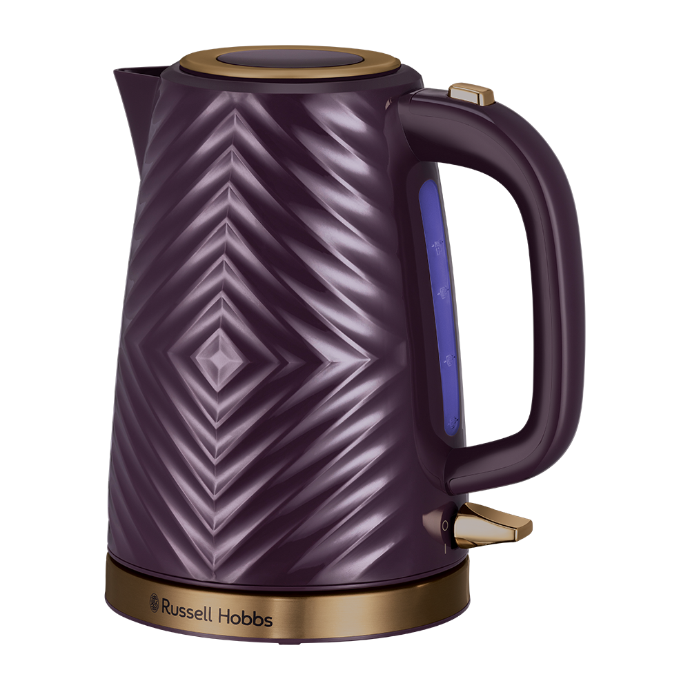 Russell Hobbs 26383 1.7 Litre Groove Kettle- Mulberry