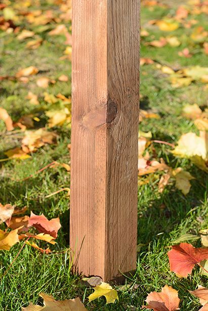 Grange PO84 Timber Fence Panel Post 2.4m x 100mm - Brown - Image 2