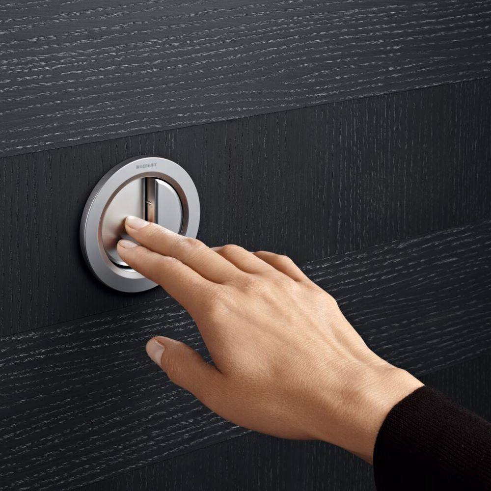 Geberit Type 01 Dual Flush Remote - Gloss Chrome - Image 2