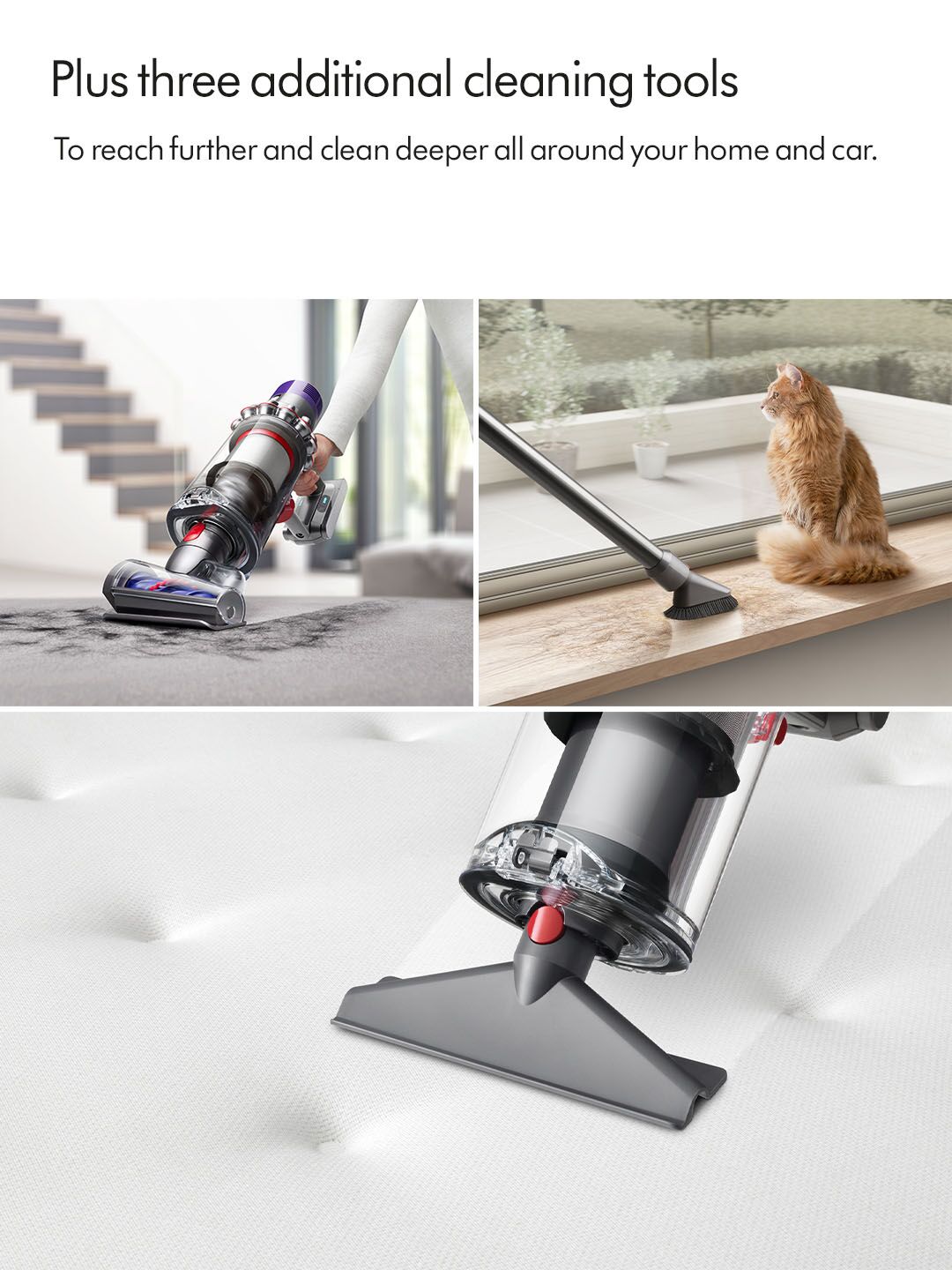 Dyson V15Extra Handheld Stick Vacuum Cleaner INCLUDING Floordok - 60 Minutes Run Time - Nickel/Blue - Image 2