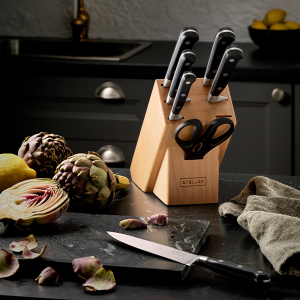 Stellar Classic IS66 - 7 Piece Knife Block Set - Image 2